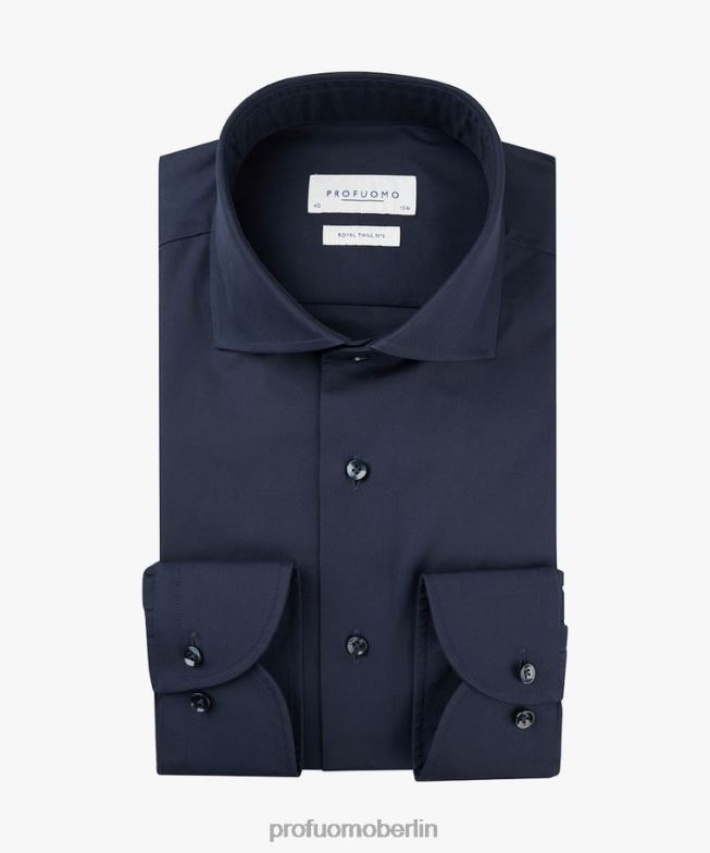 Kleidung de Profuomo Männer Royal Twill Nr. 6 Marine BR442132