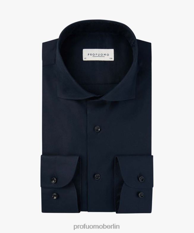 Kleidung de Profuomo Männer Supima-Shirt Marine BR442137