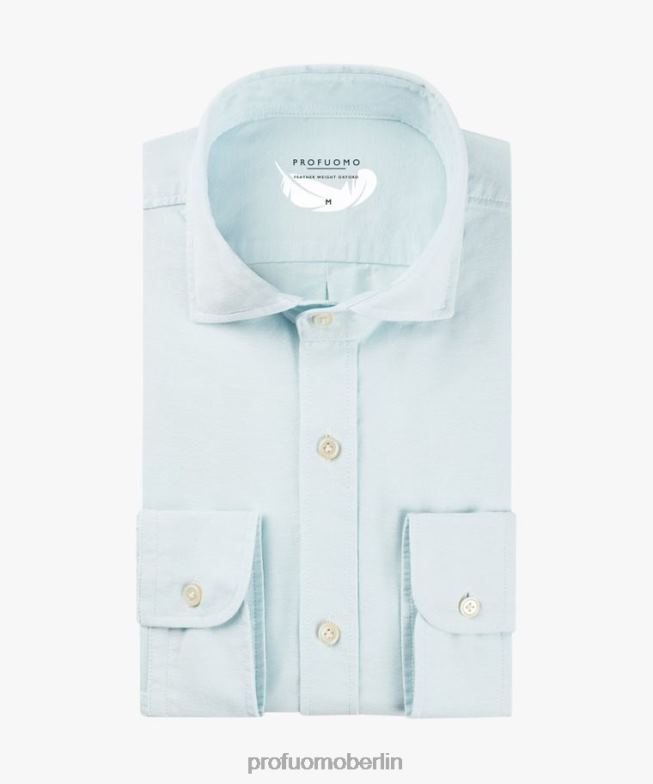 Kleidung de Profuomo Männer lässiges Hemd Minze BR44237