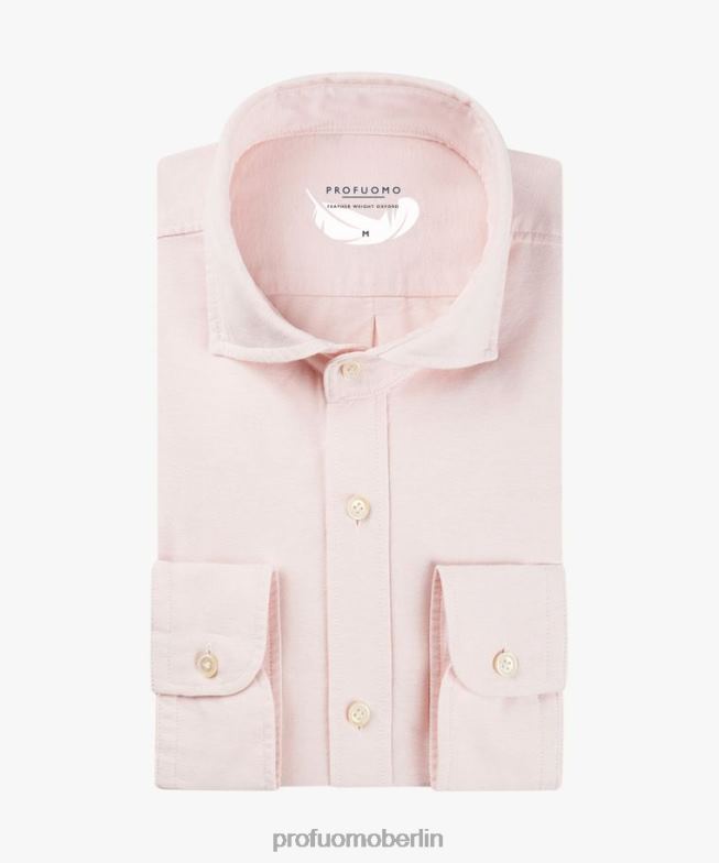 Kleidung de Profuomo Männer lässiges Hemd Rosa BR44230