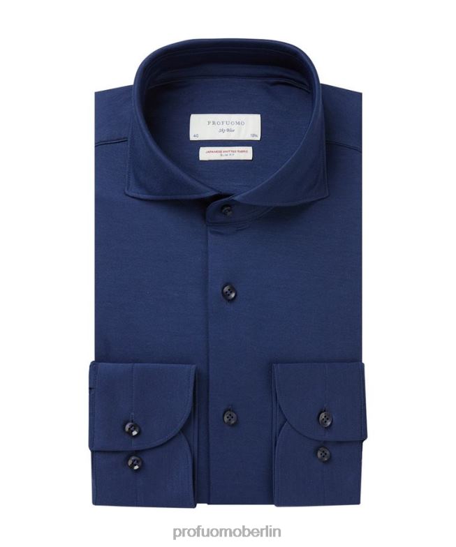 Kleidung de Profuomo Männer japanisches Strickhemd königlich BR442170