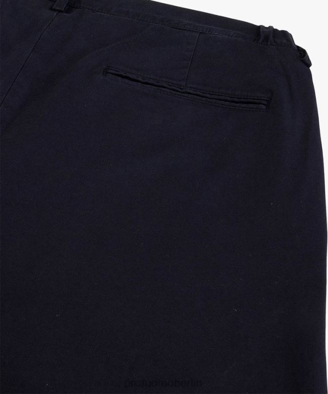 Kleidung de Profuomo Männer Chino mit entspannter Passform Marine BR442327