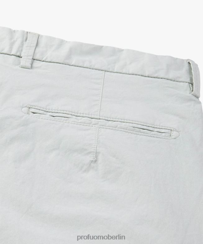 Kleidung de Profuomo Männer Stückgefärbte Chinohose grau BR442326