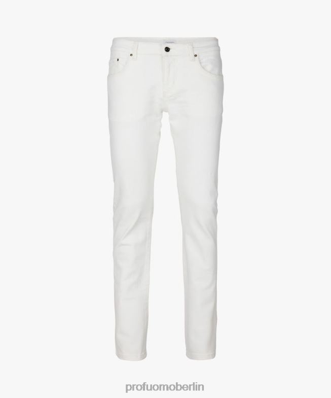 Kleidung de Profuomo Männer Detox-Denim cremefarben BR442344