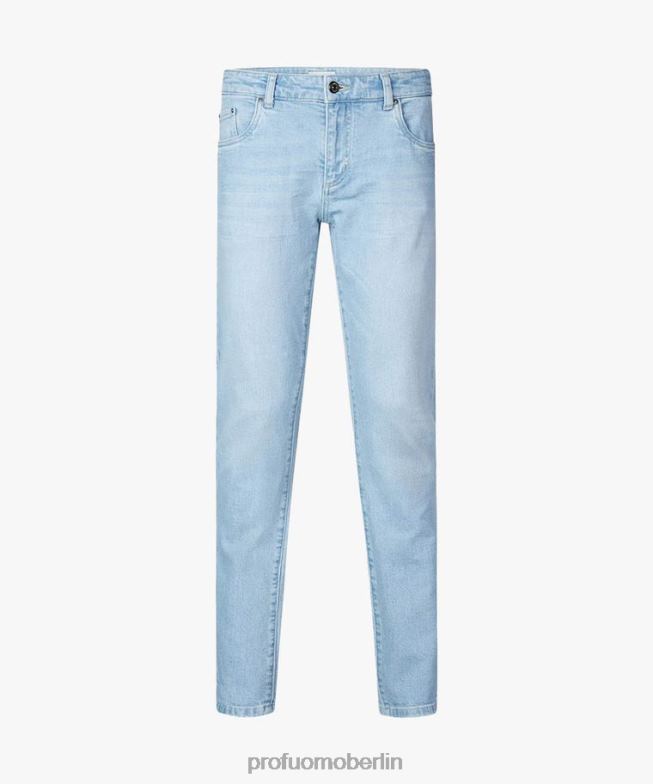 Kleidung de Profuomo Männer Detox-Denim hellblau BR442317