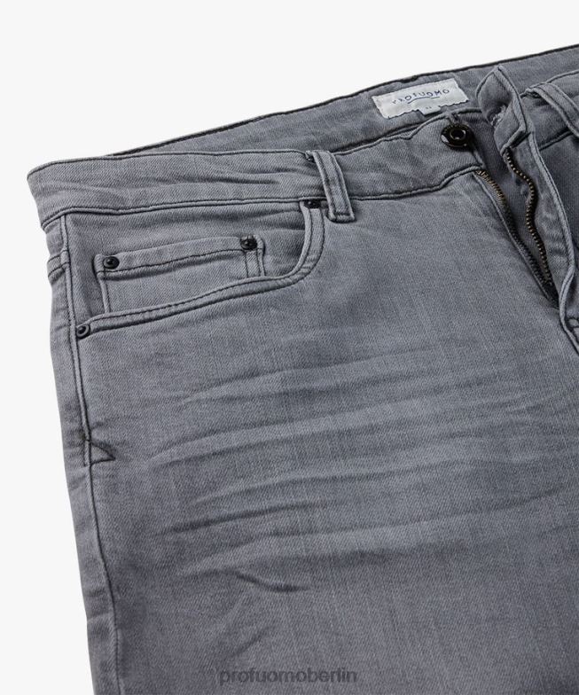 Kleidung de Profuomo Männer Grijze Detox-Denim grau BR442346