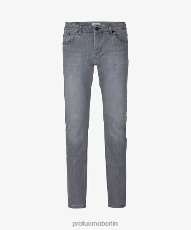 Kleidung de Profuomo Männer Grijze Detox-Denim grau BR442346