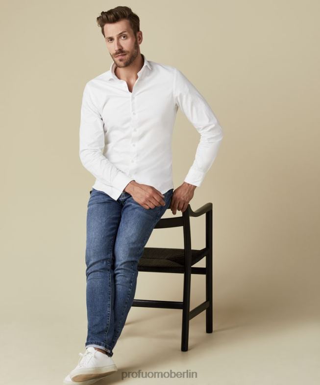 Kleidung de Profuomo Männer blauer Detox-Denim Blau BR442347