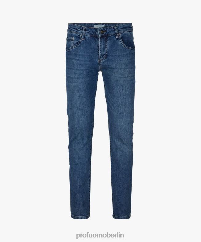 Kleidung de Profuomo Männer blauer Detox-Denim Blau BR442347