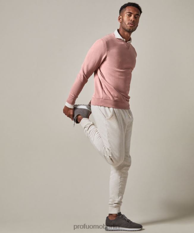 Kleidung de Profuomo Männer Jogginghose aus Baumwolle Beige BR442352