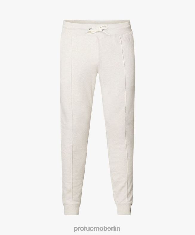 Kleidung de Profuomo Männer Jogginghose aus Baumwolle Beige BR442352