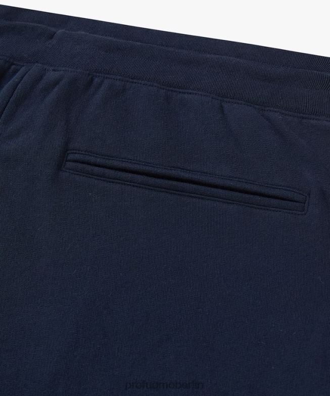 Kleidung de Profuomo Männer Jogginghose aus Baumwolle Marine BR442345