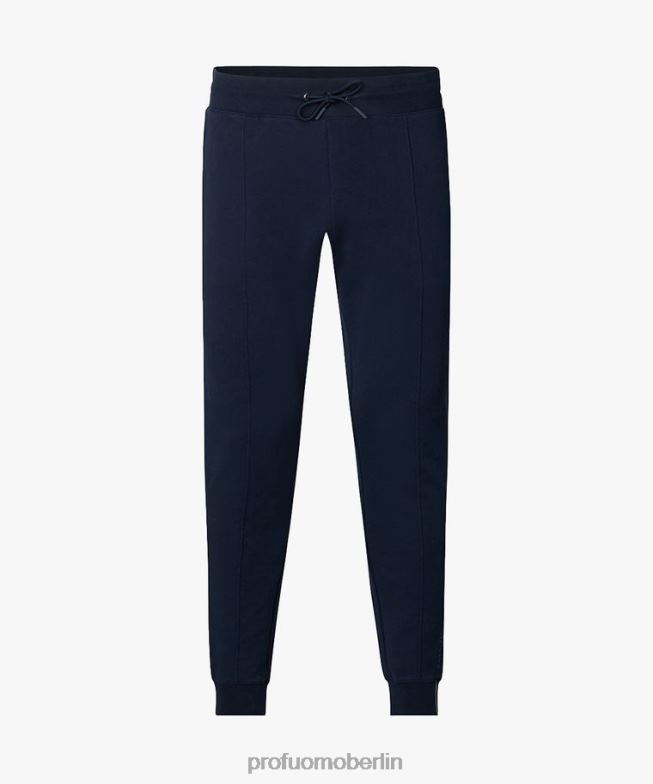 Kleidung de Profuomo Männer Jogginghose aus Baumwolle Marine BR442345