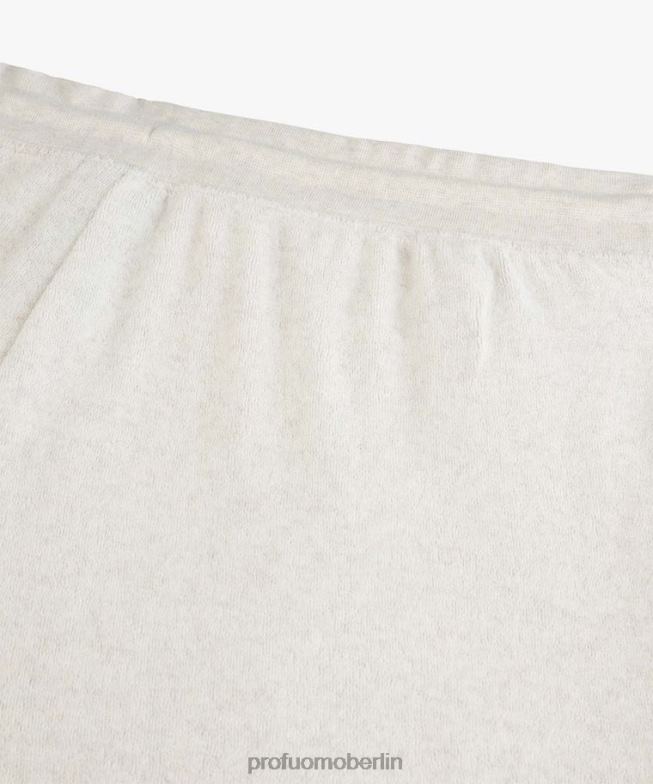 Kleidung de Profuomo Männer Frottee-Shorts Beige BR442356