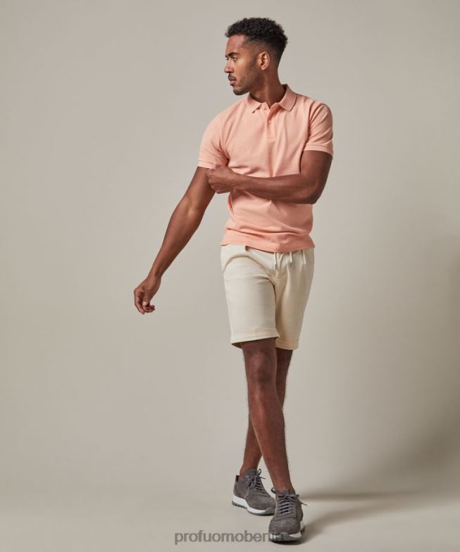 Kleidung de Profuomo Männer Sportcord-Shorts Beige BR442364