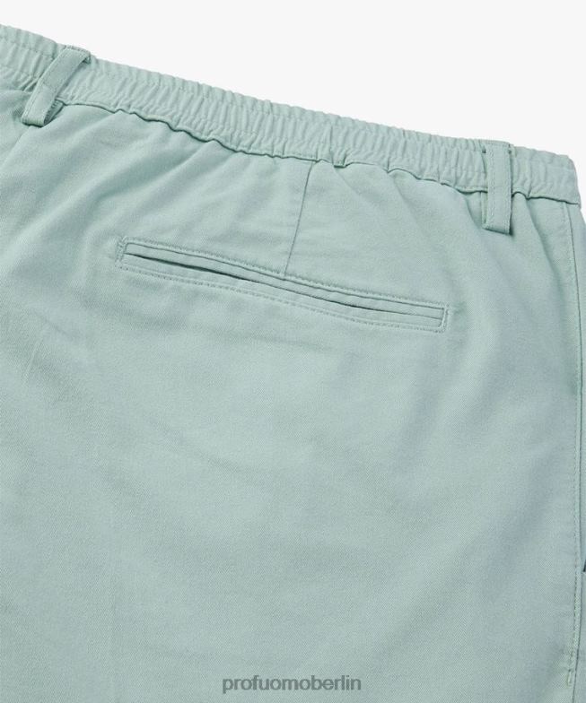 Kleidung de Profuomo Männer Sportcord-Shorts Minze BR442363