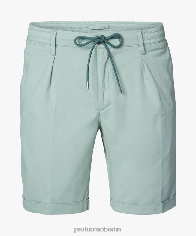 Kleidung de Profuomo Männer Sportcord-Shorts Minze BR442363