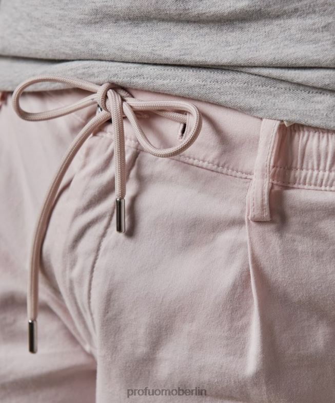 Kleidung de Profuomo Männer Sportcord-Shorts Rosa BR442354