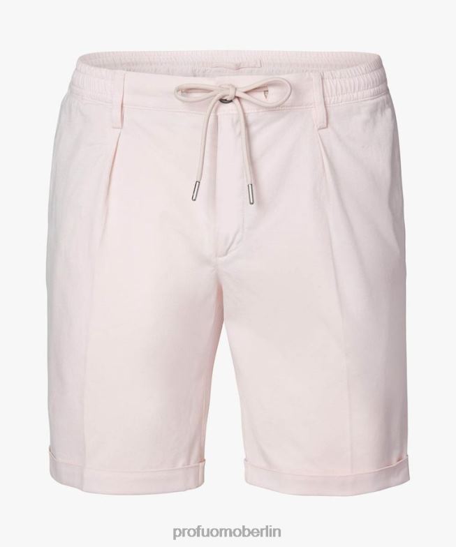 Kleidung de Profuomo Männer Sportcord-Shorts Rosa BR442354