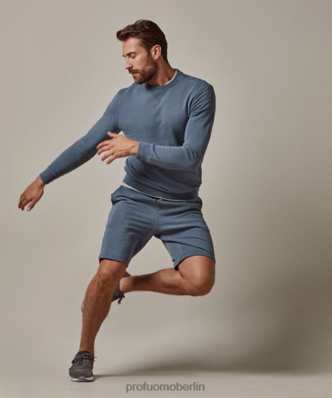 Kleidung de Profuomo Männer kurze Hose Blau BR442366