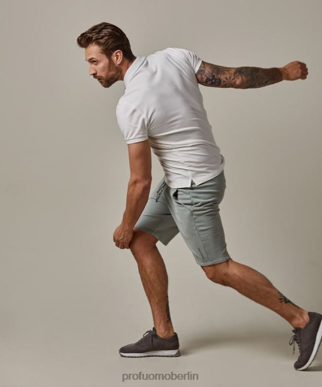 Kleidung de Profuomo Männer kurze Hose Grün BR442367