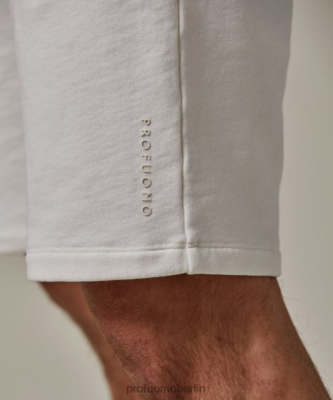 Kleidung de Profuomo Männer kurze Hose cremefarben BR442365