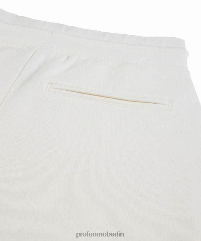 Kleidung de Profuomo Männer kurze Hose cremefarben BR442365