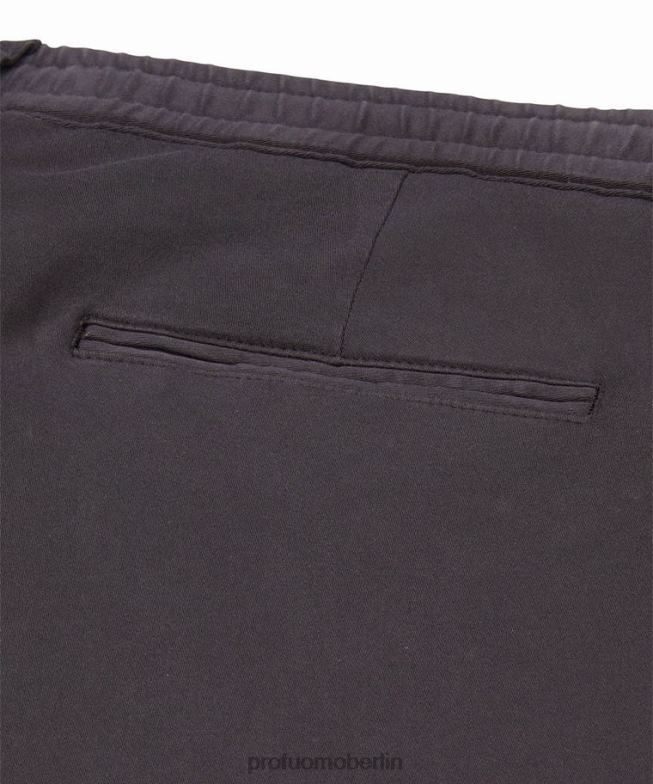 Kleidung de Profuomo Männer Schweiß-Sportcord grau BR442321