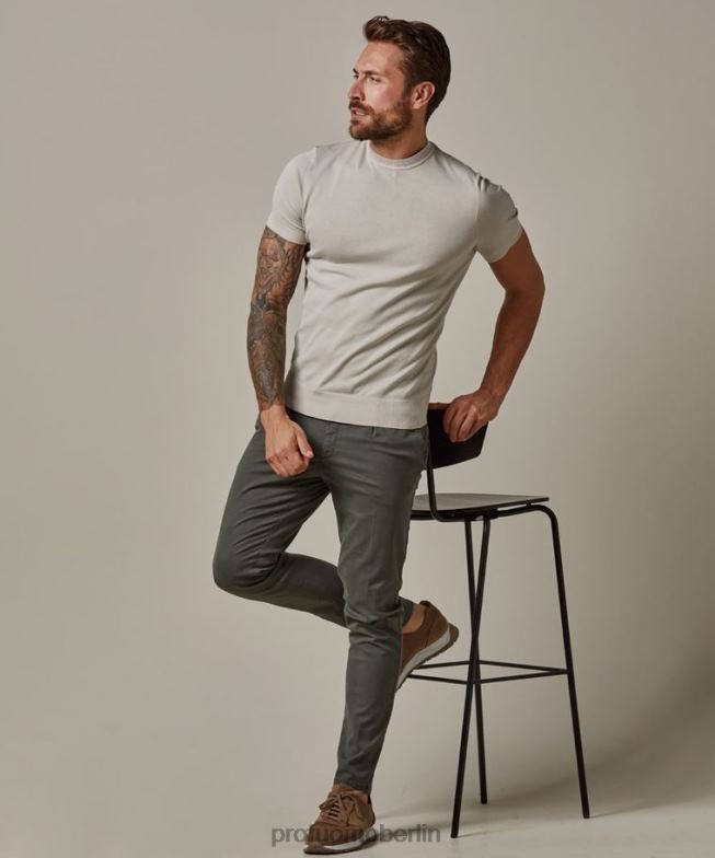 Kleidung de Profuomo Männer Sportcord-Chino Armee BR442349