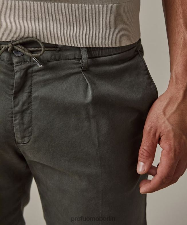 Kleidung de Profuomo Männer Sportcord-Chino Armee BR442349