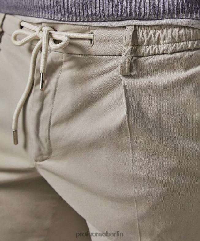 Kleidung de Profuomo Männer Sportcord-Chino Beige BR442350