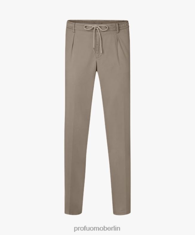 Kleidung de Profuomo Männer Sportcord-Chino Taupe BR442330
