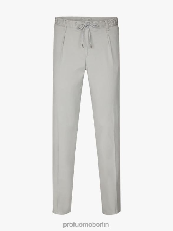 Kleidung de Profuomo Männer Sportcord-Chino grau BR442370