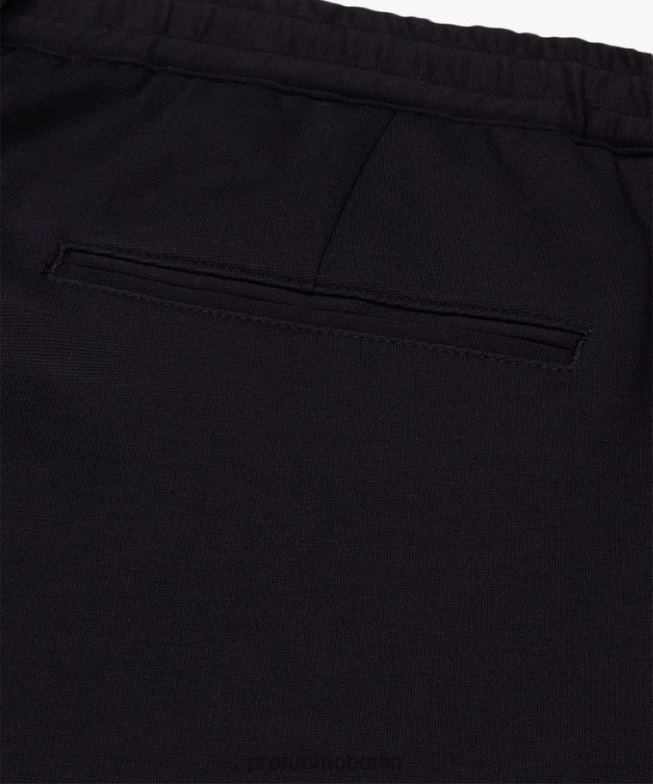 Kleidung de Profuomo Männer Tech-gestricktes Sportcord Schwarz BR442332