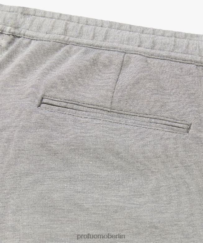 Kleidung de Profuomo Männer Tech-gestricktes Sportcord grau BR442334