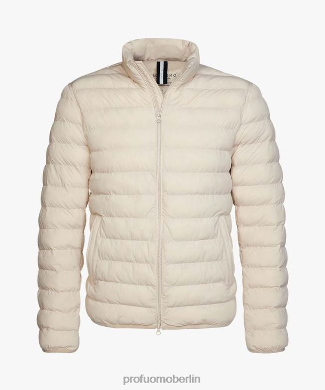 Kleidung de Profuomo Männer Bomberjacke aus recycelten Daunen Beige BR442398
