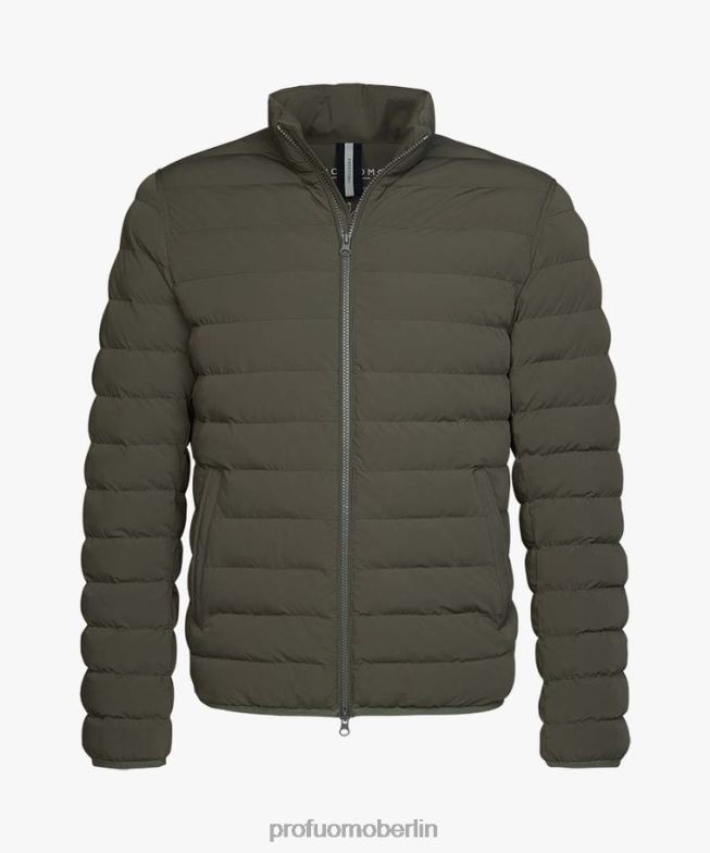 Kleidung de Profuomo Männer Bomberjacke aus recycelten Daunen Grün BR442399