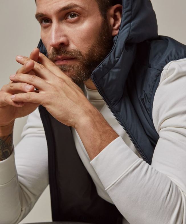 Kleidung de Profuomo Männer Zero-Gravity-Bodywarmer Marine BR442406