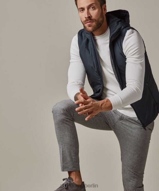 Kleidung de Profuomo Männer Zero-Gravity-Bodywarmer Marine BR442406