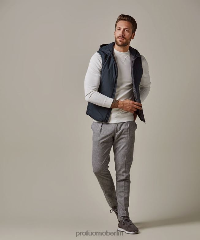 Kleidung de Profuomo Männer Zero-Gravity-Bodywarmer Marine BR442406