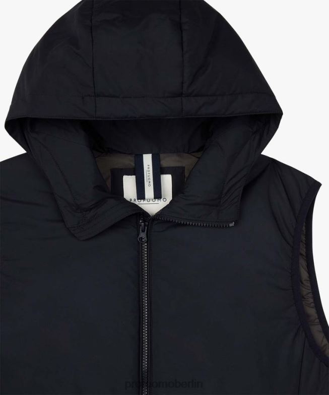 Kleidung de Profuomo Männer Zero-Gravity-Bodywarmer Marine BR442406