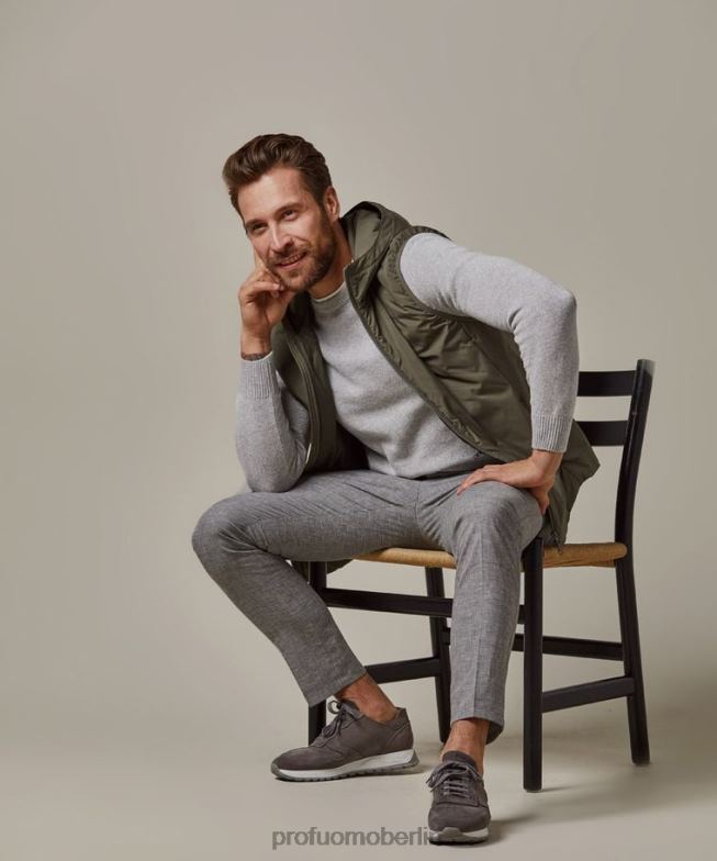 Kleidung de Profuomo Männer Zero-Gravity-Bodywarmer hellgrün BR442400