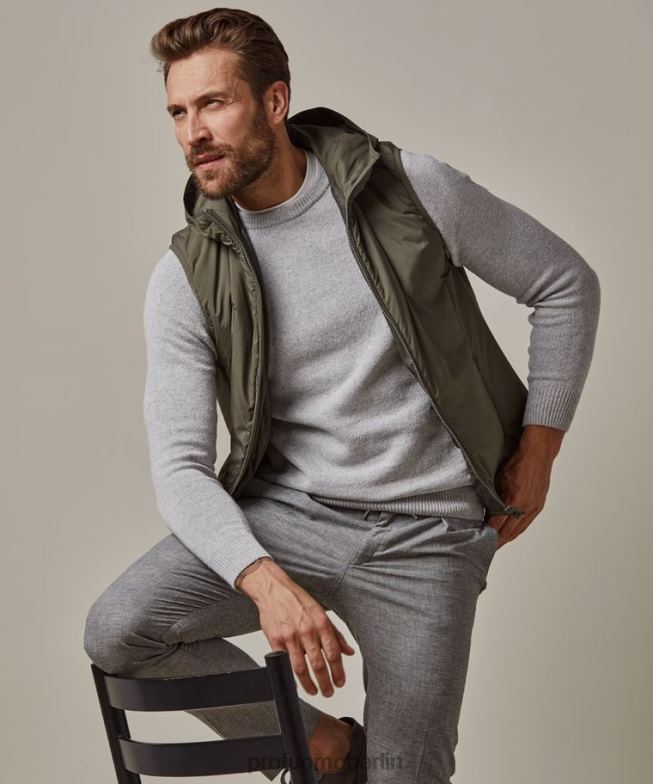 Kleidung de Profuomo Männer Zero-Gravity-Bodywarmer hellgrün BR442400