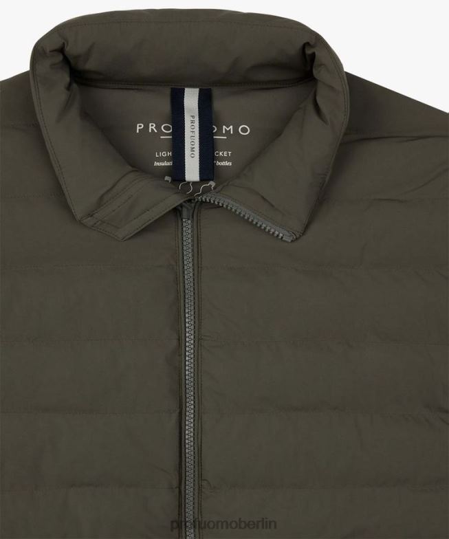 Kleidung de Profuomo Männer recycelter Bodywarmer Grün BR442412