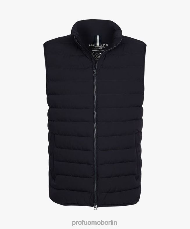 Kleidung de Profuomo Männer recycelter Bodywarmer Marine BR442413