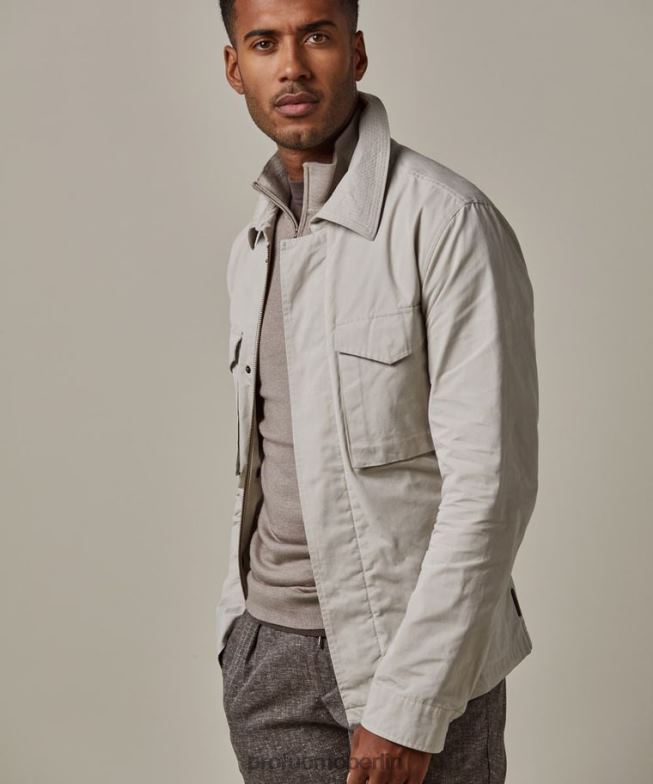 Kleidung de Profuomo Männer Feldjacke Beige BR442402