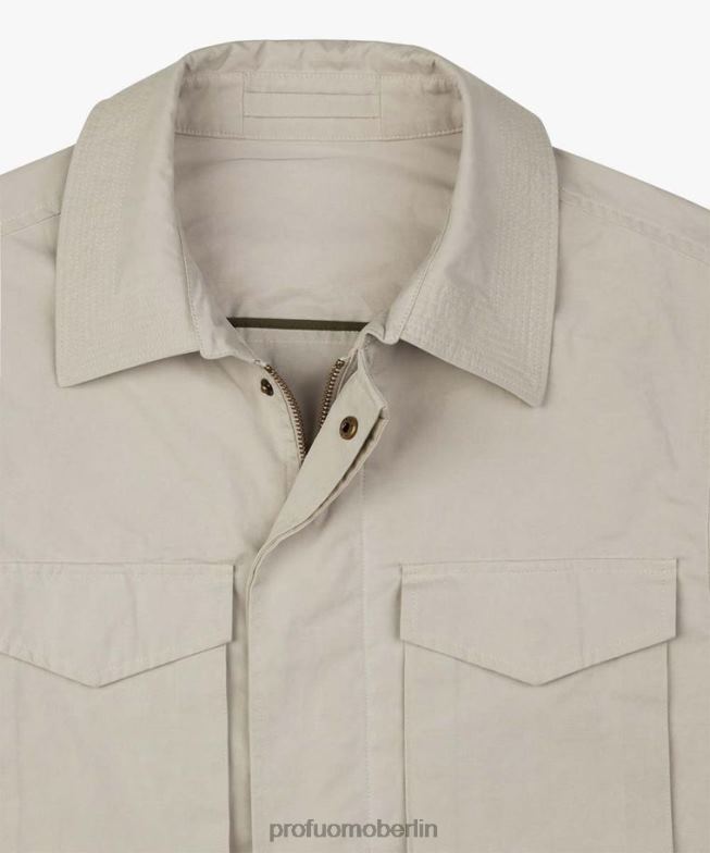 Kleidung de Profuomo Männer Feldjacke Beige BR442402