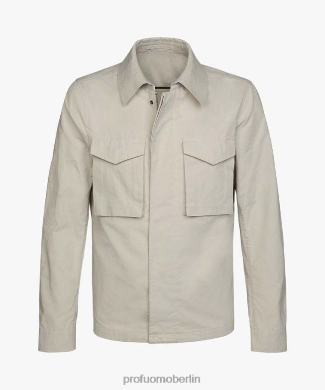Kleidung de Profuomo Männer Feldjacke Beige BR442402