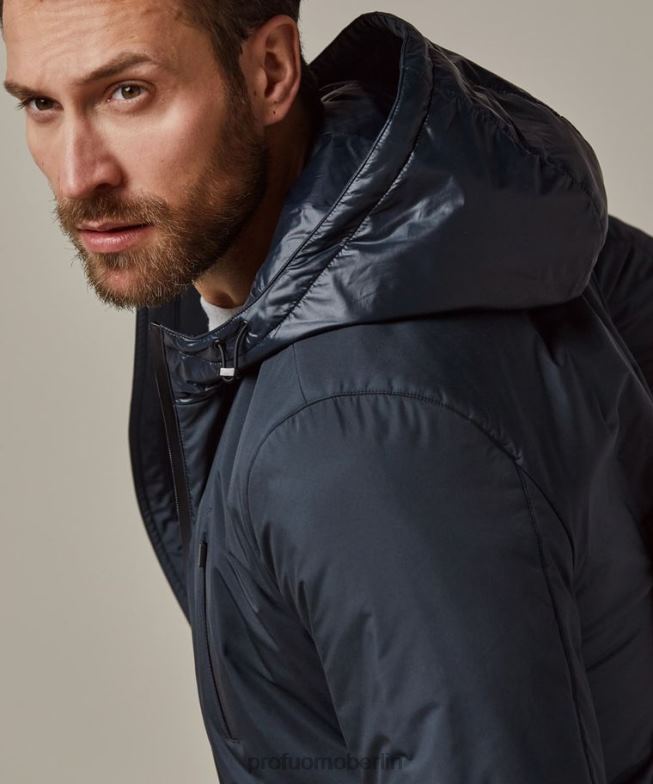 Kleidung de Profuomo Männer Schwerelosigkeitsjacke Marine BR442410