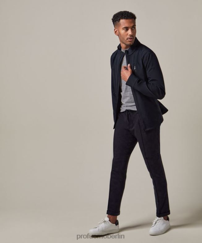 Kleidung de Profuomo Männer Soft Shell Jacke Marine BR442403